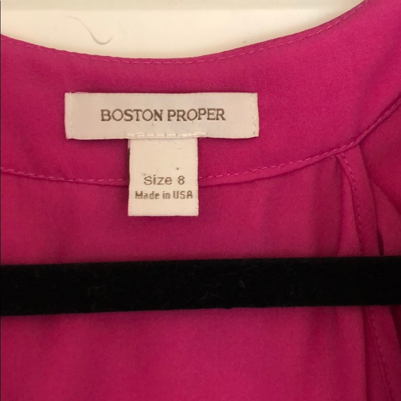Boston Proper Pink Ruffle Dress - Picture 3 of 5